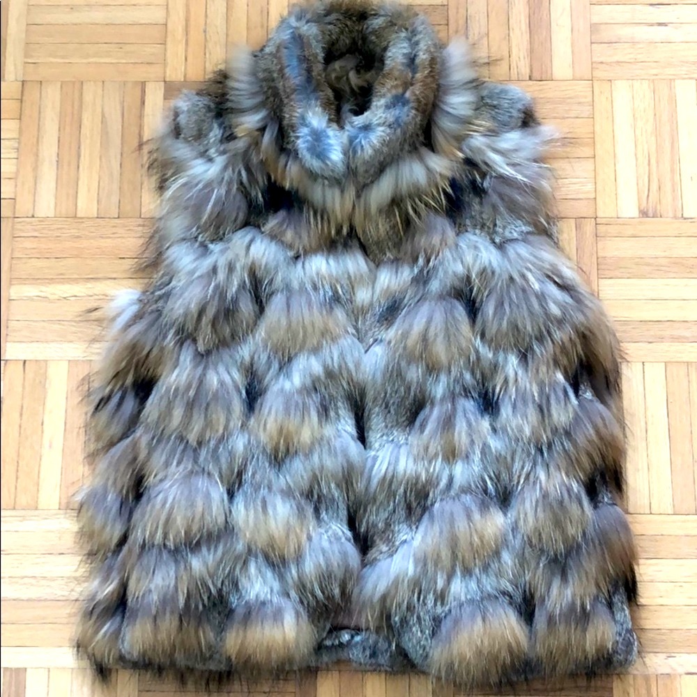 Theory fur vest